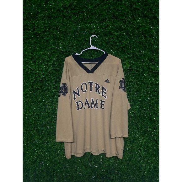 Vintage Notre Dame Coca-Cola Jersey, Adult Mens XL, Reworked Vintage, College - Picture 1 of 2
